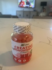 Creatine Monohydrate Strawberry Gummies Enhance Brain Function, Build Muscle NEW