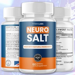 (5 Pack) Neuro Salt Nootropic All Natural Brain Supplement NeuroSalt 300 Capsule