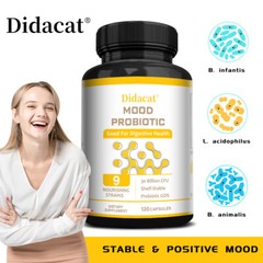 DIDACAT Mood Probiotic Capsules – Stable Positive Mood,Digestive Health Support