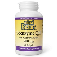 Natural Factors Coenzyme Q10 – Antioxidant 60 Count (Pack of 1), Default