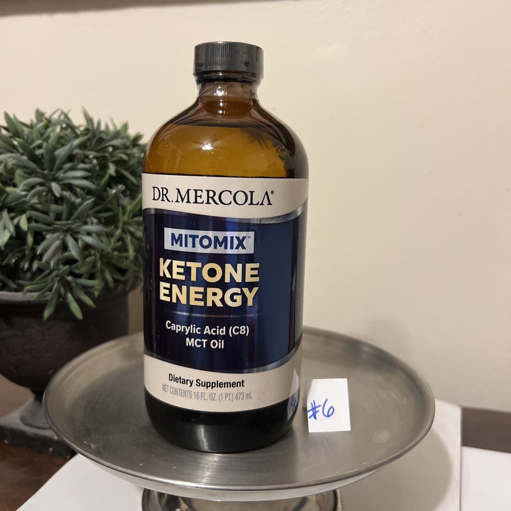 Dr. Mercola, Mitomix Ketone Energy, Caprylic Acid (C8) MCT Oil 16 fl oz