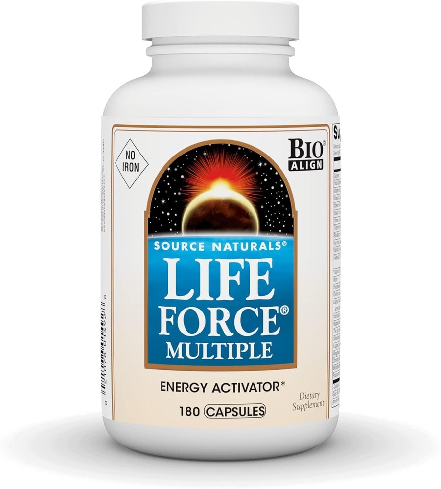 Source Naturals Life Force Multiple Energy Activator – 180 Capsules