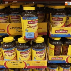 Nature Made CholestOff Plus 900 mg 210 Softgels Lower Cholesterol EXP Sep/2027