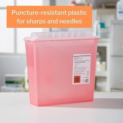 McKesson Prevent Sharps Container for Home Use, 5 Quart – for Biohazard Infect