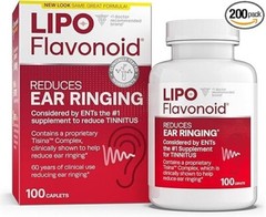 Lipo-Flavonoid Plus 100 Caplets Plus For Ear Health (Pack Of 5 Bottles)