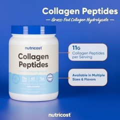 Collagen Peptides Powder 1LB Grass Fed Unflavored