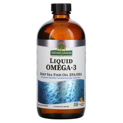 2 X Nature’s Answer, Liquid Omega-3, Deep Sea Fish Oil EPA/DHA, Orange, 16 fl oz