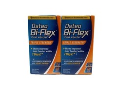 2 Osteo BiFlex Triple Strength -40 Tablets Each (80 Total Tabs) Exp: 02/2028+