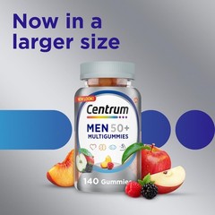 Centrum MultiGummies for Men 50 Plus Multivitamin Multimineral Supplement
