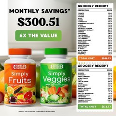 Whole Food Superfood Supplement – 90 Count Pack of 2 – High in Beta Carotene