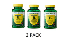 3 PACK Spring Valley Vitamin B12 Quick Dissolve Tablets Supplement Cherry