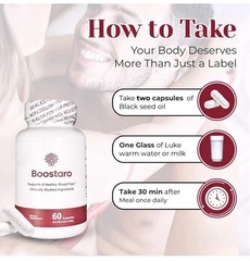 Capsules, Boostaro Blood Flow Support for Men, Max Strength 1 Bottle/ 60caps