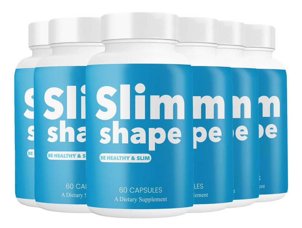(6 Pack) Slim Shape Pills for Weight Loss, Advanced SlimShape Fat Burner Formula