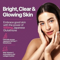 Nature’s Island Japanese Glutathione 500mg with Vitamin C (30 Veg Capsules) b300