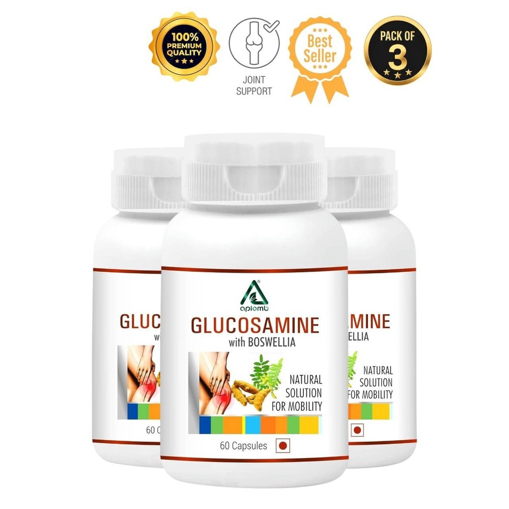 APL.OMB Glucosamine Boswellia Joint 180 Capsules Pk3