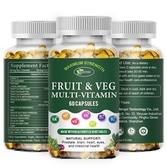 Compound fruit and vegetable capsules support peristalsis defecation metabolism