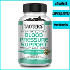 Premium Blood Pressure Support Supplement – Supports Heart Health – 120 Capsules