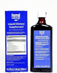 Ferrol Compound Liquid Dietary Supplement Vit A, B12, D, Iron 16.9oz (500mL)