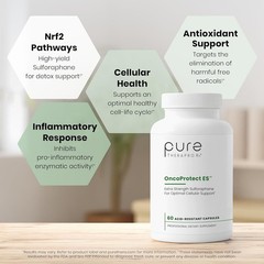 Pure Therapro Rx OncoProtect ES – High Dose Sulforaphane Supplement – 60 Capsule