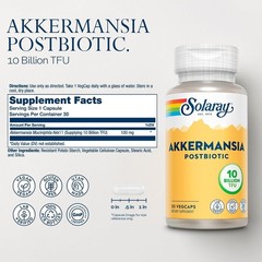 Shelf-Stable Akkermansia Postbiotic, 100mg per Capsule – 30 Servings of Gut Love