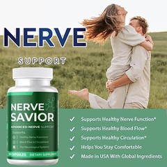 Nerve Savior Advanced Nerve Support Formula – Neuropathy Pain Relief R-ALA