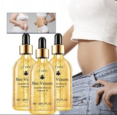 OUHOE 3-PC! Bee Venom Lymphatic Drainage Slimming Oil- Weight Loss & Detox Body!