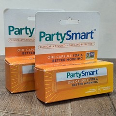 TWO PACK Himalaya Partysmart, 12 Capsule Tube – Alcohol Breakdown Liver Support