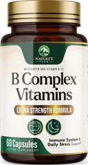 B Complex Vitamin Supplement 1000mcg – 3X Strength with Vitamin C & Folic Acid