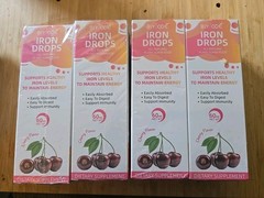 ✅️4 Lot BIYODE Iron Drops All Natural Plant Dietary Supplement Exp June 2027