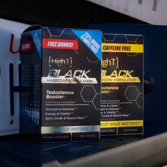 High T Black Testosterone Booster Supplements Strength Stamina Sex Drive 152ct
