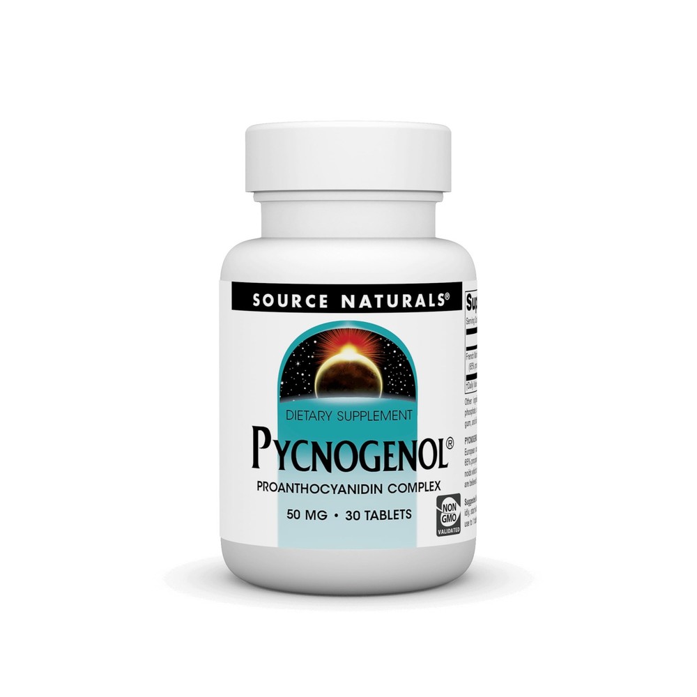Source Naturals Pycnogenol 50 mg 30 Count (Pack of 1), 12105025