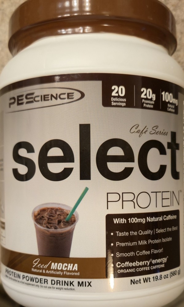 PESCIENCE SELECT PROTEIN Café Series 1.4 lb (20 Serv) Iced Mocha BEST BY 09/26