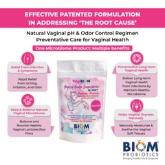 Vaginal Probiotic Suppository(30):FR-free,Vaginal pH & Odor Control, No Parabens