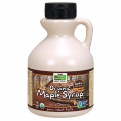 Organic Maple Syrup Grade A Dark Color, 16 Oz By Now Foods
