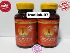 2 Pack BioAstin 12mg Astaxanthin 120 Softgels Eye Skin Joint Formula