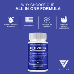 Artivorin Advanced Joint Support, Artivorin Pills (60 Capsules)