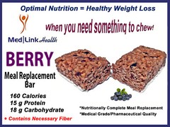 BERRY BAR Weight Loss Meal Replacement | 6 Boxes | SIMILAR TO Optifast® 800