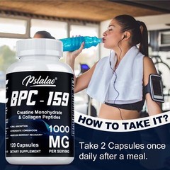 Body PC-159 Creatine Monohydrate, Collagen Peptides – Muscle Health,Boost Energy