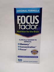 6 x Focus Factor Original Formula Multivitamin Brain Health 60 Count Bottle 2/28