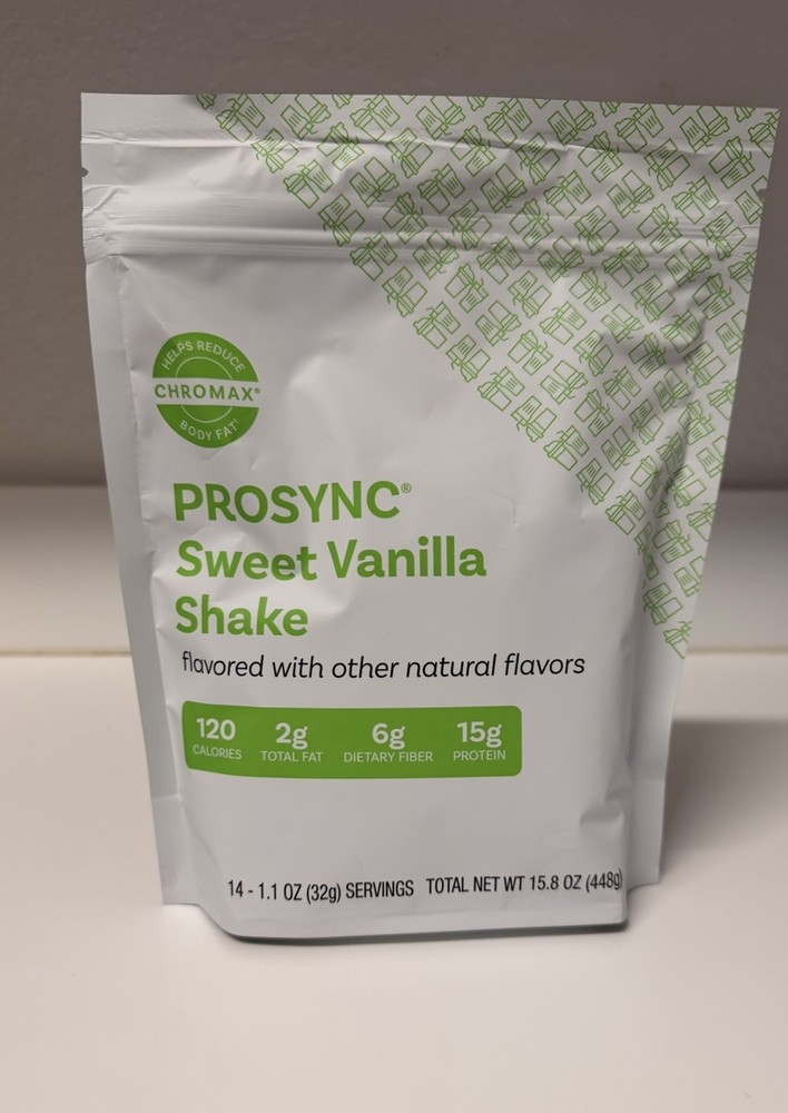 Nutrisystem Prosync Sweet Vanilla Shake Mix 14 Servings Best By 04/07 /2027