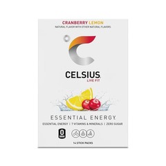 Essential Energy: Sugar-Free Cranberry Lemon Drink Mix, 14 Convenient Sticks