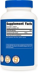 Nutricost Ox Bile Capsules 125mg, 240 Capsules – Gluten Free, Non-GMO
