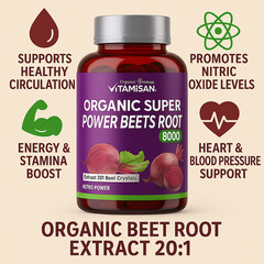 Beet Mega Root Capsules Beet root Powder Extract Capsules 60