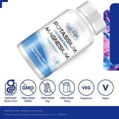 Potassium + Magnesium – Supports Blood Pressure and Heart Health, Muscle Health.