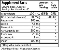 Ageless Brain Supplement: Methylfolate & B12 for Ultimate Brain Support