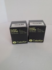 2 PACK CATAKOR NAD+ core NAD+ Supplement for Skin Aging Support 60 caps 250m
