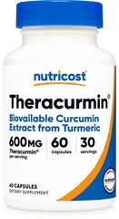 Nutricost Theracurmin (600mg) 60 Capsules, 30 Servings, Vegan, GMO-Free
