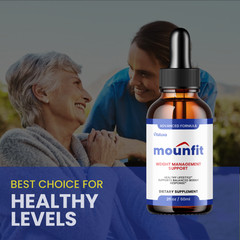(5 Pack) Mounfit Weight Loss Drops for Burning Excess Fat Boost Energy (10 oz)