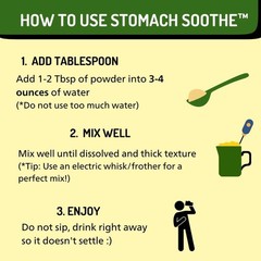 Soothe Naturals Stomach Soothe Digestive Relief & Support Amino Acid Powder 12oz
