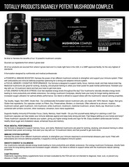 Mushroom Complex Immune Support & Cholesterol Control Heart Supplement 60 Caps